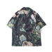 Men's Cartoon Doodle Hawaiian Print Short Sleeve Shirt