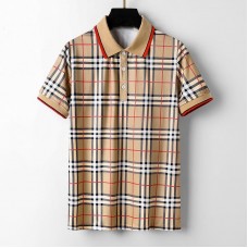 Men's Vintage British Check Casual Short Sleeve Shirt