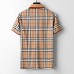 Men's Vintage British Check Casual Short Sleeve Shirt