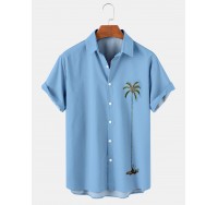 Holiday Collection Coconut Beach Casual Short Sleeve Shirt