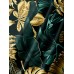 Men's Hawaiian Monstera Gold Green Short Sleeve Shirt