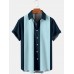 Men's 50's Basic Bowling Short Sleeve Shirt