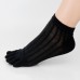 Men Women Breathable Wicking Short Ankle Sock Outdoor Sports Deodorant Five  Finger Socks